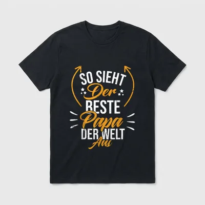 Vatertag Lustig Vater Männer T-Shirt – Klassisches T-Shirt in Schwarz