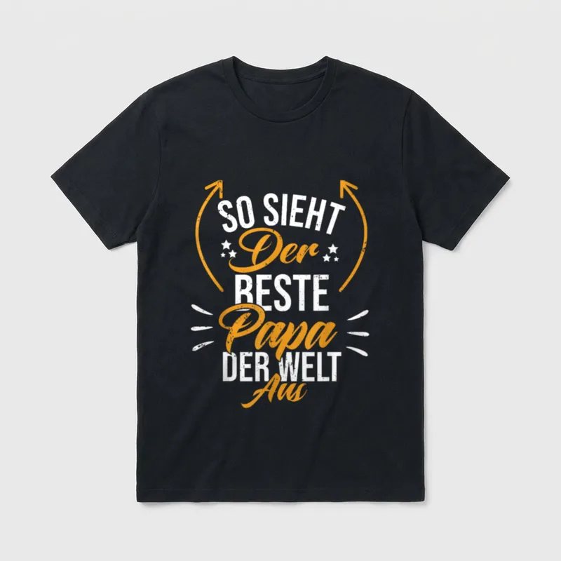 Vatertag Lustig Vater Männer T-Shirt – Klassisches T-Shirt in Schwarz
