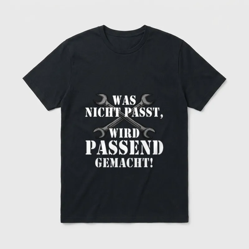 Handwerker Werkzeug Heimwerker Vater T-Shirt – Klassisches T-Shirt in Schwarz