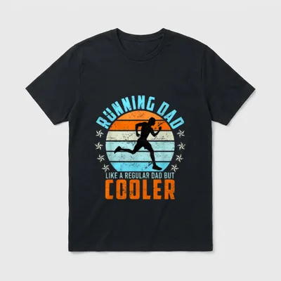 Running Dad Vater Spruch T-Shirt – Klassisches T-Shirt in Schwarz