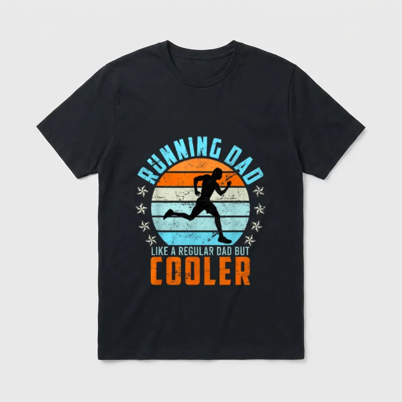 Running Dad Vater Spruch T-Shirt – Klassisches T-Shirt in Schwarz