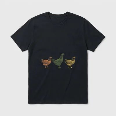 Hühnerhaltung Vorwerkhühner Hühner Hühner T-Shirt – Klassisches T-Shirt in Schwarz