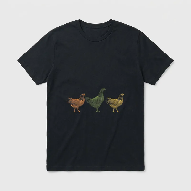Hühnerhaltung Vorwerkhühner Hühner Hühner T-Shirt – Klassisches T-Shirt in Schwarz