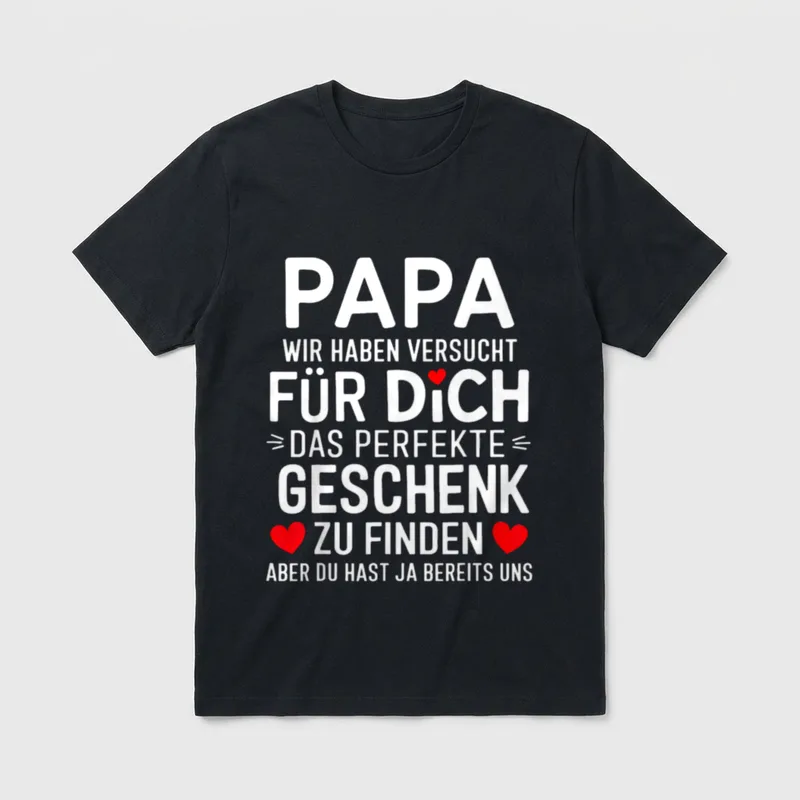 Vater Geburtstag Geschenk T-Shirt – Klassisches T-Shirt in Schwarz