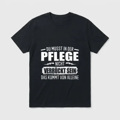 Altenpflege Seniorenpflege Lustiges Altenpflegerin T-Shirt – Klassisches T-Shirt in Schwarz
