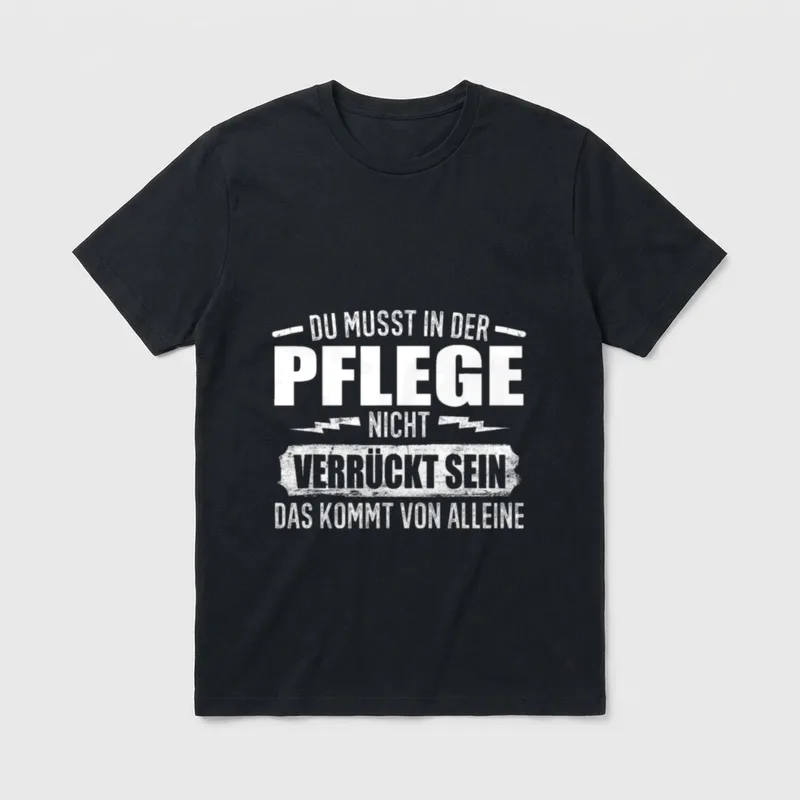 Altenpflege Seniorenpflege Lustiges Altenpflegerin T-Shirt – Klassisches T-Shirt in Schwarz