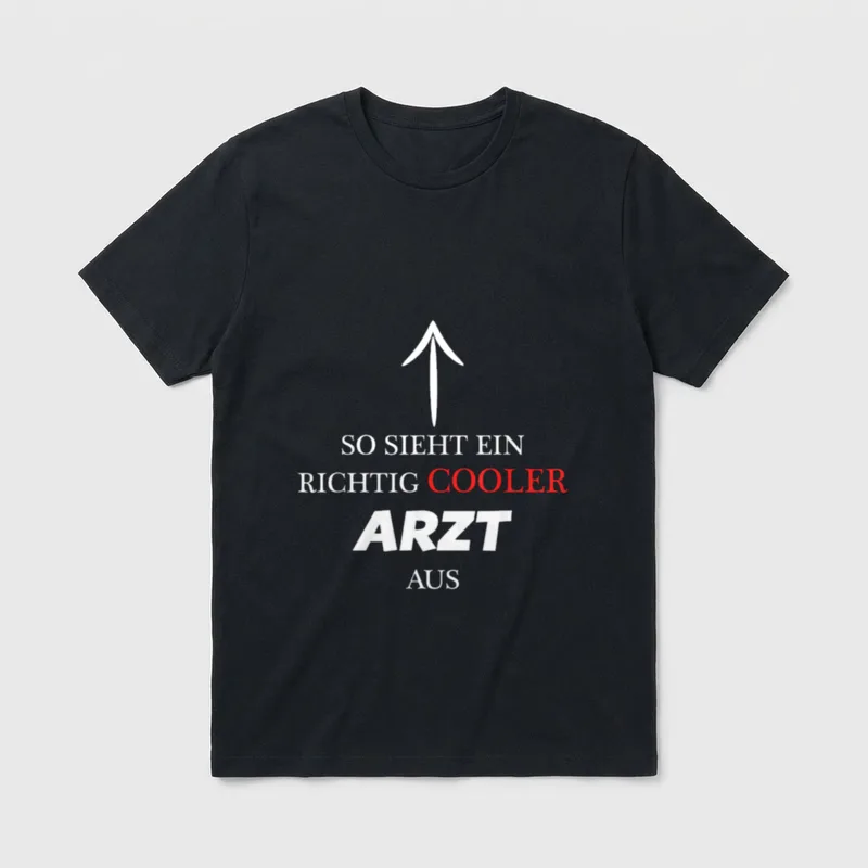So Sieht Ein Richtig Pflege & Medizin T-Shirt – Klassisches T-Shirt in Schwarz