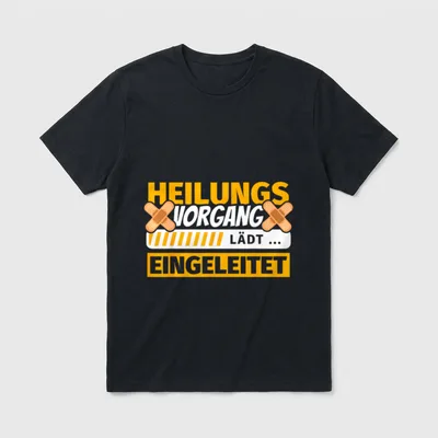 Gute Besserung Geschenke Krankenhaus T-Shirt – Klassisches T-Shirt in Schwarz