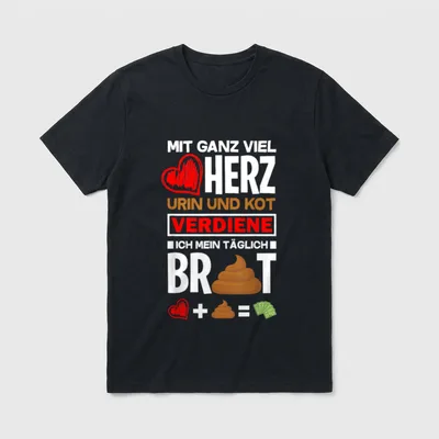 Lustiges Altenpfleger Altenpflegerin T-Shirt – Klassisches T-Shirt in Schwarz