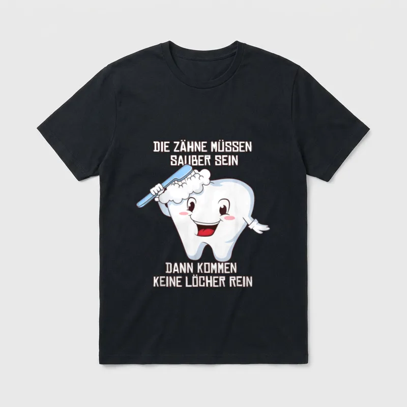 Zahnfee Zähne Putzen Zahnarzt T-Shirt – Klassisches T-Shirt in Schwarz