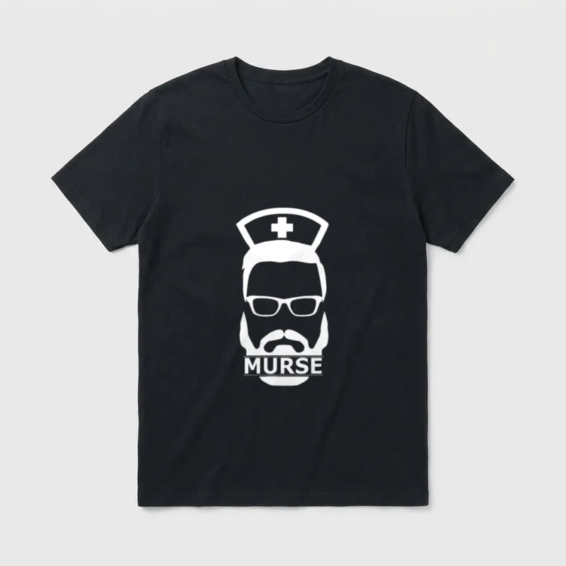 Männliche Krankenschwester Murse lustiges T-Shirt – Klassisches T-Shirt in Schwarz