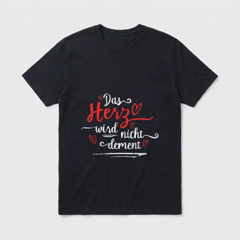 Altenpfleger Altenpflegerin Pflegekraft Demenz T-Shirt – Klassisches T-Shirt in Schwarz