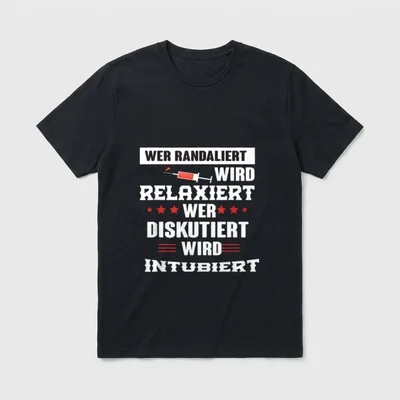 Krankenpfleger Intensivschwester Rettungsdienst T-Shirt – Klassisches T-Shirt in Schwarz