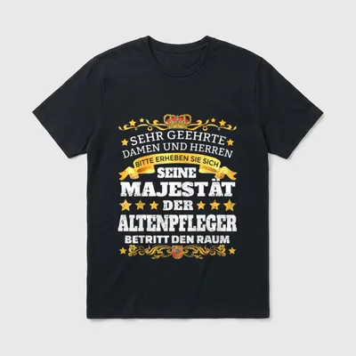 Lustiges für ältere Menschen T-Shirt – Klassisches T-Shirt in Schwarz