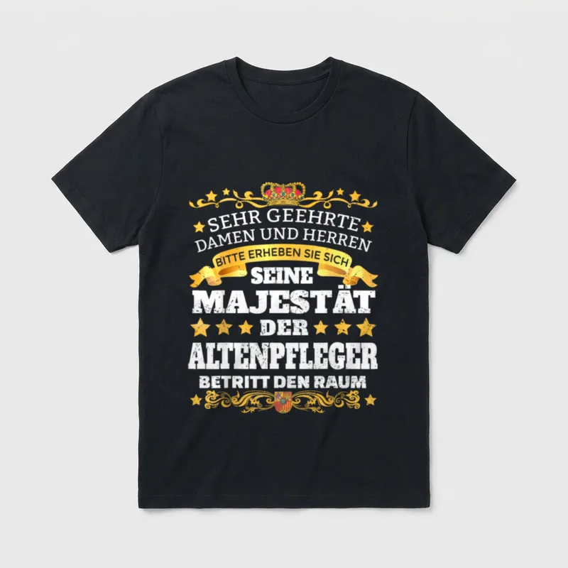 Lustiges für ältere Menschen T-Shirt – Klassisches T-Shirt in Schwarz