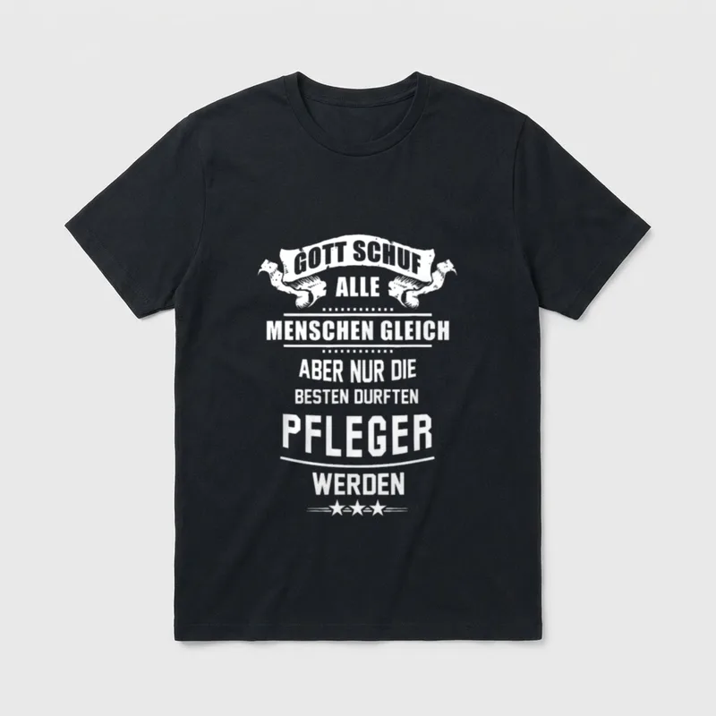 Pflege Witz Pfleger Pflegedienst T-Shirt – Klassisches T-Shirt in Schwarz