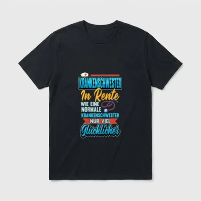 Krankenschwester in Rente Ärztin T-Shirt – Klassisches T-Shirt in Schwarz