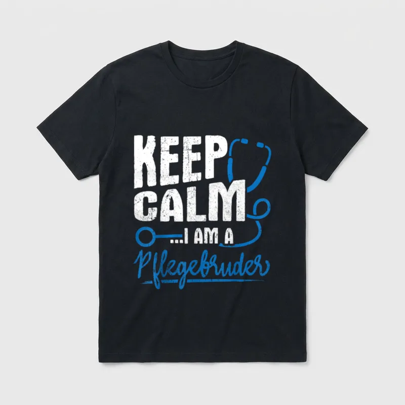 Pflegebruder Pfleger und Arzthelfer T-Shirt – Klassisches T-Shirt in Schwarz