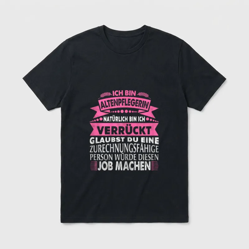 Lustige Altenpflege Geschenke Alte T-Shirt – Klassisches T-Shirt in Schwarz