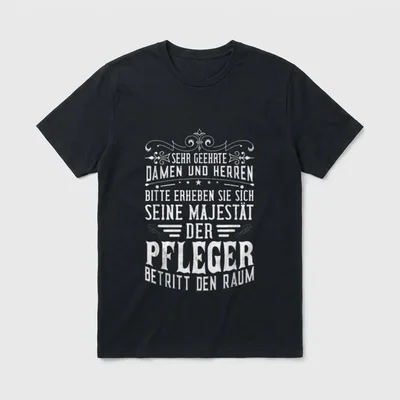 Altenpflegerin Altenpfleger Pfleger Lustiges T-Shirt – Klassisches T-Shirt in Schwarz