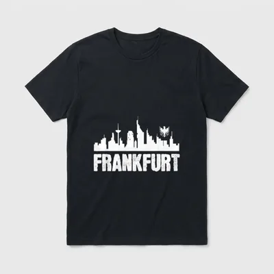 Hessische Sprüche Wörter Frankfurter T-Shirt – Klassisches T-Shirt in Schwarz
