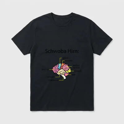 Lustig Schwäbisch Lustiger Spruch T-Shirt – Klassisches T-Shirt in Schwarz