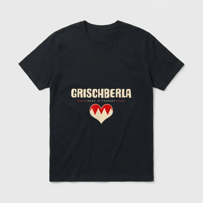Grischberla Fränggisch Fränkisch lustige T-Shirt – Klassisches T-Shirt in Schwarz