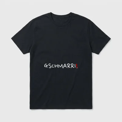 Gschmarri Fränggisch Fränkisch lustige T-Shirt – Klassisches T-Shirt in Schwarz