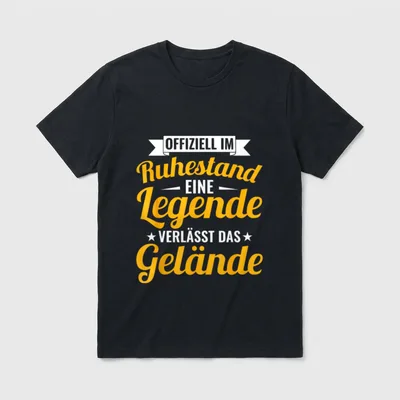 Rentner Arbeitskollegen Geschenke Offiziell T-Shirt – Klassisches T-Shirt in Schwarz