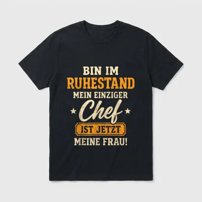 Rente 2026 Ruhestand Pension Pensionär T-Shirt – Klassisches T-Shirt in Schwarz