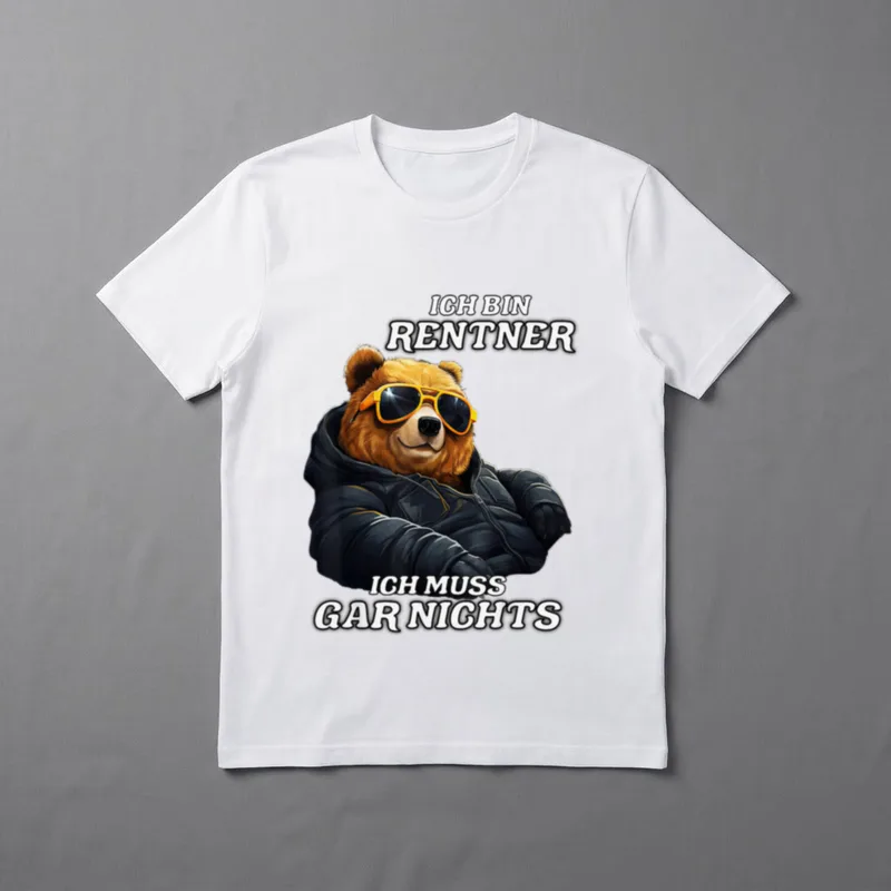 Ich bin Rentner ich Rente & Ruhestand T-Shirt – Klassisches T-Shirt in Schwarz