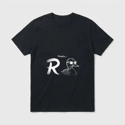 Lustiges Rentner Cooles Ente T-Shirt – Klassisches T-Shirt in Schwarz