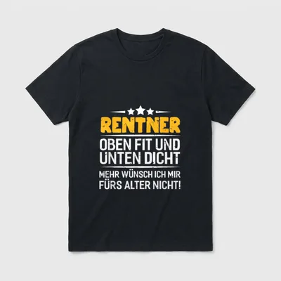 Rentner 2021 Ruhestand Mann T-Shirt – Klassisches T-Shirt in Schwarz