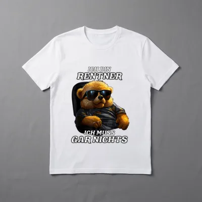 Rentner ohne Verpflichtungen T-Shirt – Klassisches T-Shirt in Schwarz