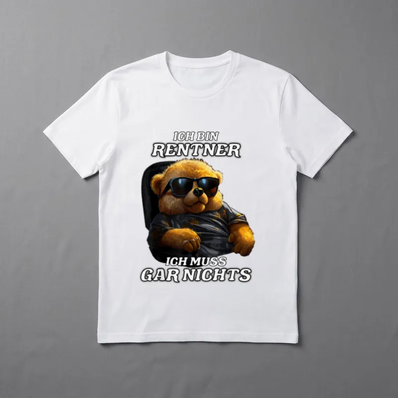 Rentner ohne Verpflichtungen T-Shirt – Klassisches T-Shirt in Schwarz