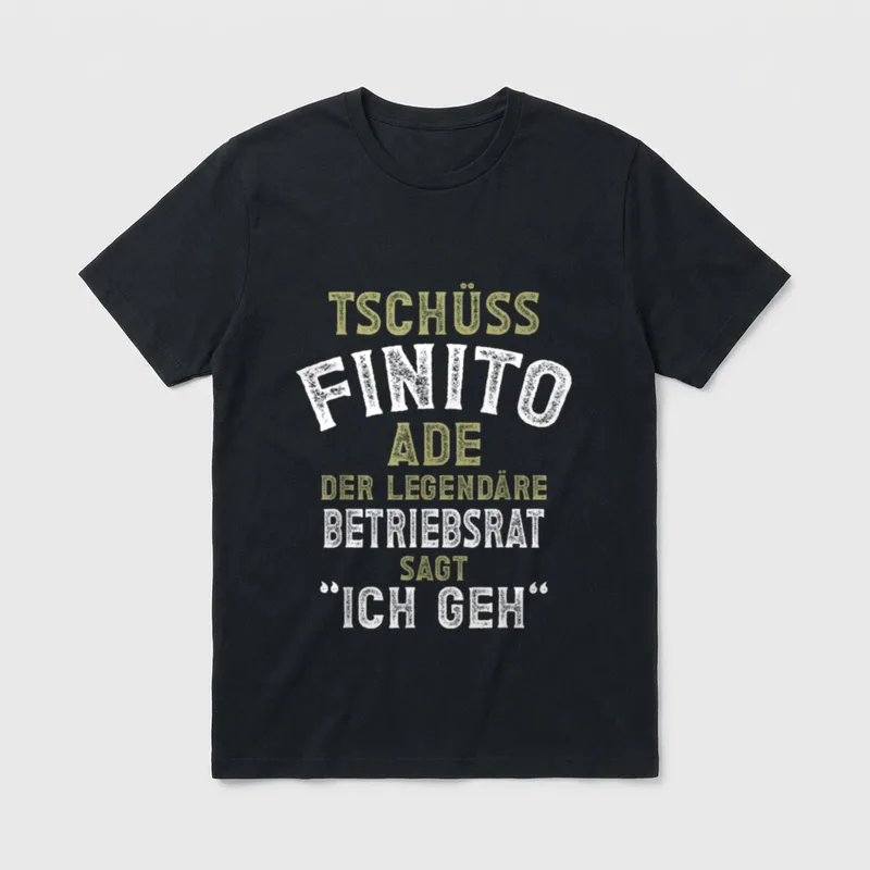 Sprüche & Geschenke Betriebsrat T-Shirt – Klassisches T-Shirt in Schwarz