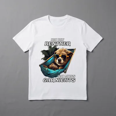 Rentner ohne Arbeit T-Shirt – Klassisches T-Shirt in Schwarz