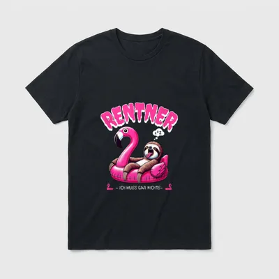 witziger Spruch Rentner ich T-Shirt – Klassisches T-Shirt in Schwarz