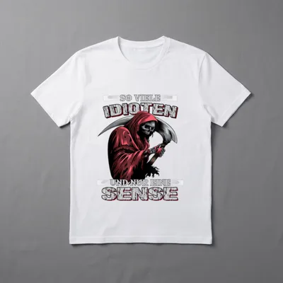 Sarkasmus Sense T-Shirt – Klassisches T-Shirt in Schwarz