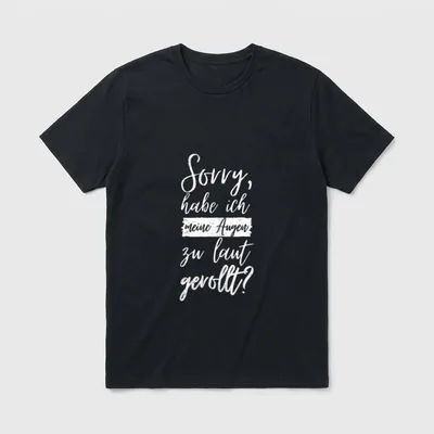 Lustiges Sarkasmus Spruch schwarzer T-Shirt – Klassisches T-Shirt in Schwarz