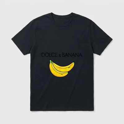 Lustiges and Banana Bananen T-Shirt – Klassisches T-Shirt in Schwarz