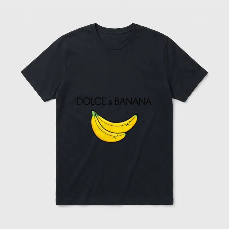 Lustiges and Banana Bananen T-Shirt – Klassisches T-Shirt in Schwarz