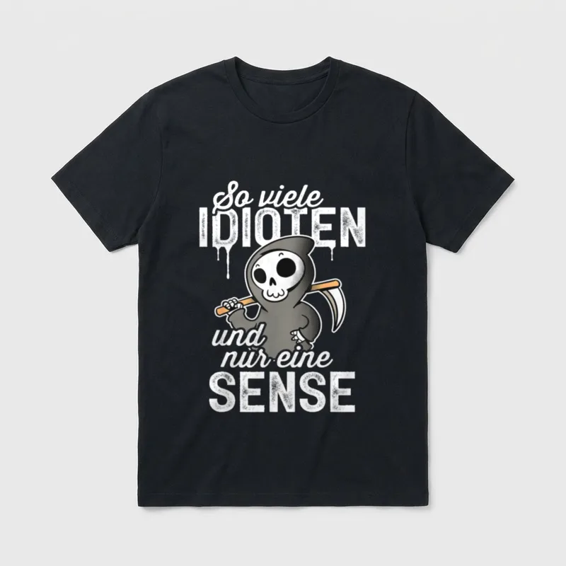 Sarkasmus Zitat T-Shirt – Klassisches T-Shirt in Schwarz