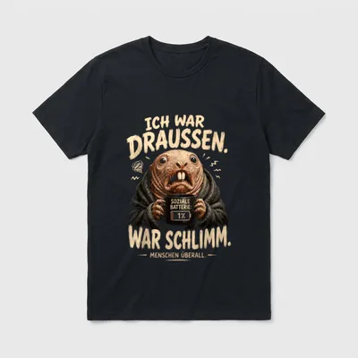 Sarkasmus Ironie Sarkastischer Spruch T-Shirt – Klassisches T-Shirt in Schwarz