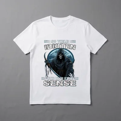 Reaper Zynismus T-Shirt – Klassisches T-Shirt in Schwarz