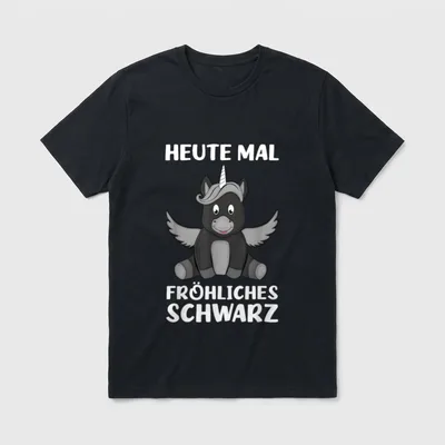 Gothic Goth Sarkasmus Heute T-Shirt – Klassisches T-Shirt in Schwarz