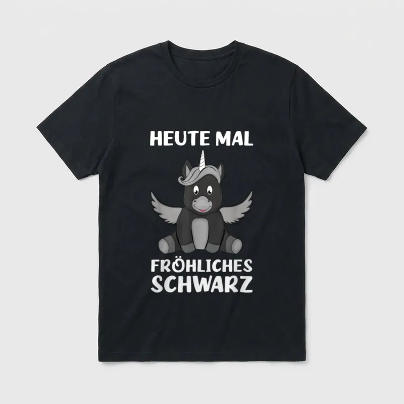 Gothic Goth Sarkasmus Heute T-Shirt – Klassisches T-Shirt in Schwarz