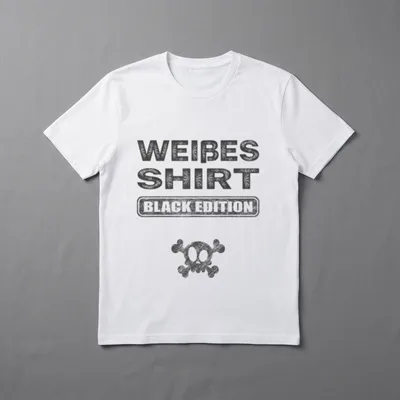 Sarkasmus Weißes Shirt T-Shirt – Klassisches T-Shirt in Schwarz