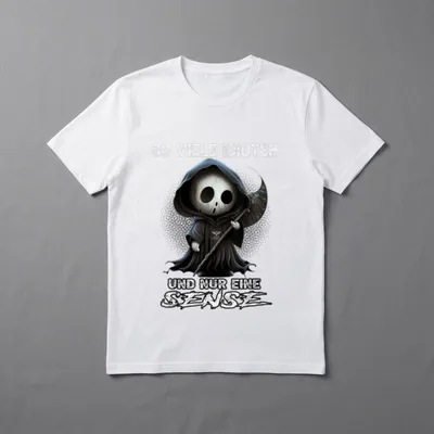 Zynisch Sense Mann T-Shirt – Klassisches T-Shirt in Schwarz