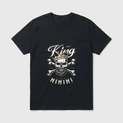 Sarkastischer König True King T-Shirt – Klassisches T-Shirt in Schwarz